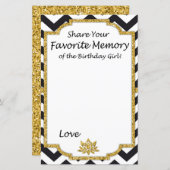 誕生日の黒お気に入りのい山形のメモリ (正面/裏面)