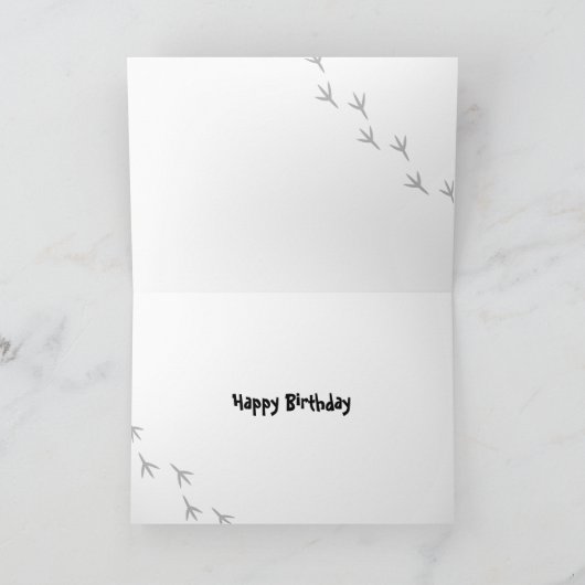 誕生日のCockatiel カード (内部)