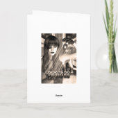 誕生日のSteampunk Mooniesのかわいこちゃんパイ カード (裏面)