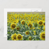 誕生日のsunnies ポストカード (正面/裏面)