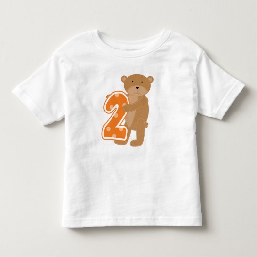 誕生日のTシャツとギフトを2枚目に トドラーTシャツ (正面)