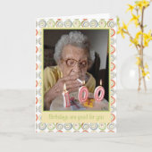 誕生日はあなたのためによいですおもしろカード カード (黄色い花)