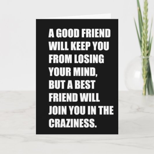 誕生日はあらゆる最高の面で友友を求める カード (正面)