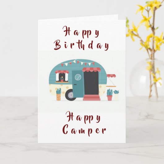 誕生日はうろつく者に願う。 カード (黄色い花)