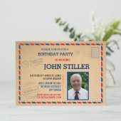 誕生日はがきメール投稿フォトメール投稿 招待状 (スタンド正面)