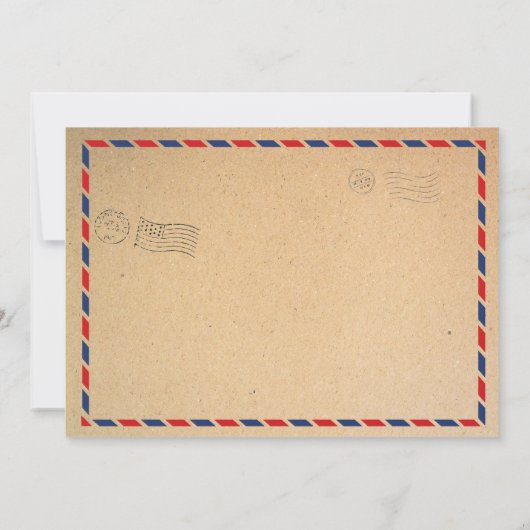 誕生日はがきメール投稿フォトメール投稿 招待状 (裏面)