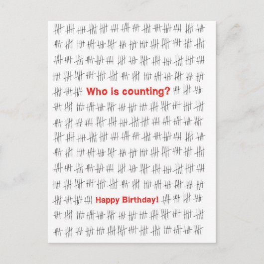 誕生日はがき、ハッピーバースデー。グリーティングカード ポストカード (正面)