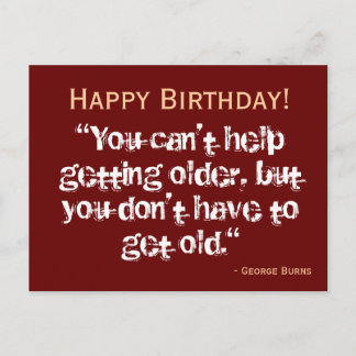 誕生日はがき – バーンズ ポストカード