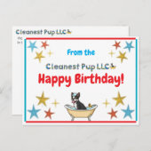 誕生日はがき ポストカード (正面/裏面)