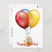誕生日はがき ポストカード (正面/裏面)