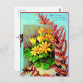 誕生日はがき！ ポストカード (正面/裏面)