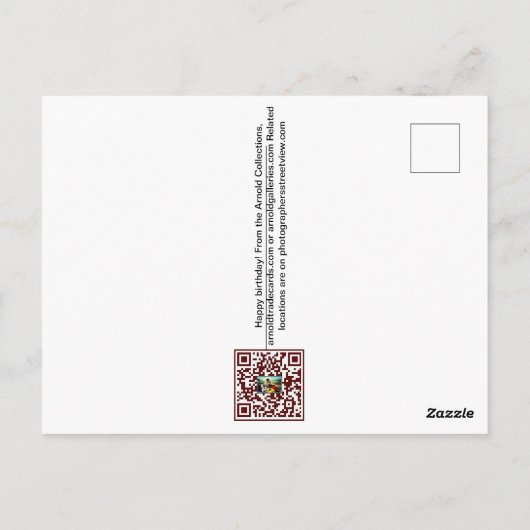 誕生日はがき！ ポストカード (裏面)