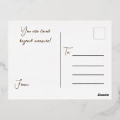 誕生日はことごとく愛す 箔シーズンポストカード (裏面)