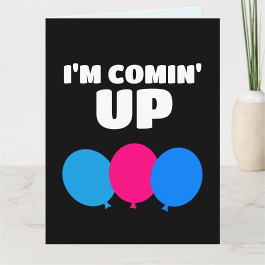 誕生日はこのパーティー開始カードを取得する カード (正面)