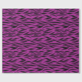 誕生日はっきりしたパーティーのタイガーパターンのシームレス ラッピングペーパー (フラット)