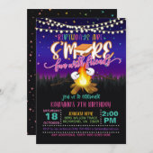 誕生日はより多くのおもしろいを友人と共に招待状G 招待状 (正面/裏面)