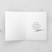 誕生日はカードを畳んだ男を願う サンキューカード (内部)