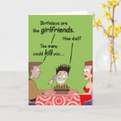 誕生日はガールフレンドのカードのようなものだ。 カード (黄色い花)