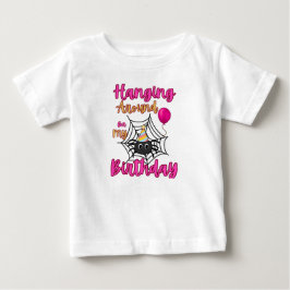 誕生日はスパイダー・アラウンド・ハロウィンTシャツ ベビーTシャツ