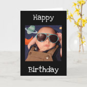 誕生日は一人の男**を望クールんでいる** カード (黄色い花)