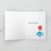 誕生日は人魚のパーソナライズなカードを採取します カード (内部)