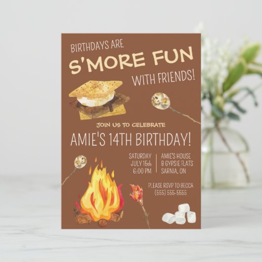 誕生日は友達とのおもしろいだ！パーティー 招待状 (スタンド正面)