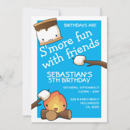 誕生日は友達のmarshmallowとのおもしろいより多い 招待状