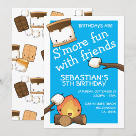 誕生日は友達のmarshmallowとのおもしろいより多い 招待状