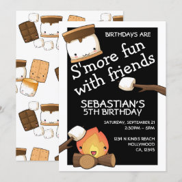 誕生日は友達のmarshmallowとのおもしろいより多い 招待状