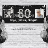 誕生日は完全に黒い銀星に熟成 横断幕