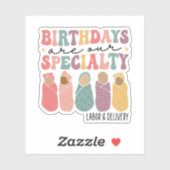 誕生日は専門おもしろいのLナース シール (シート)