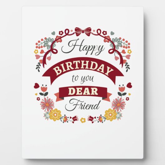 誕生日は年に一度の事だ フォトプラーク (正面)