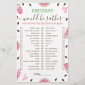 誕生日は彼はむしろ編集可能なゲームスイカ (正面)