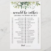 誕生日は彼は少し編集可能ゲーム (正面)