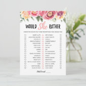 誕生日は彼女はむしろ編集可能なゲームカード 招待状 (スタンド正面)