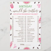 誕生日は彼女は編集可能なゲームスイカ (正面)