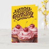 誕生日は愛する人のための着色ページを望む カード (黄色い花)