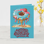 誕生日は愛する人のための着色ページを願う カード (黄色い花)