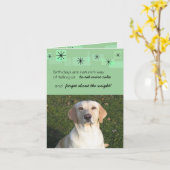 誕生日は我々に語る性質がある カード (黄色い花)