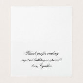 誕生日は折るカード感謝していしています (内部フラット)