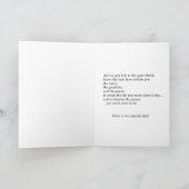 誕生日は時間……誕生日 カード (内部)