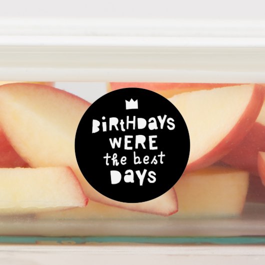 誕生日は最高の日90年代のヒップホップパーティー ラベル (貼付)