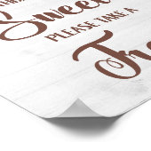 誕生日は甘い看板を取って下さい ポスター (角)