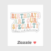 誕生日は私たちの専門、LとDのナースギフト シール (シート)