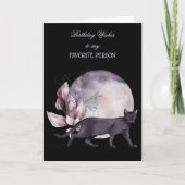 誕生日は私の個人お気に入りのカードに願う カード (正面)