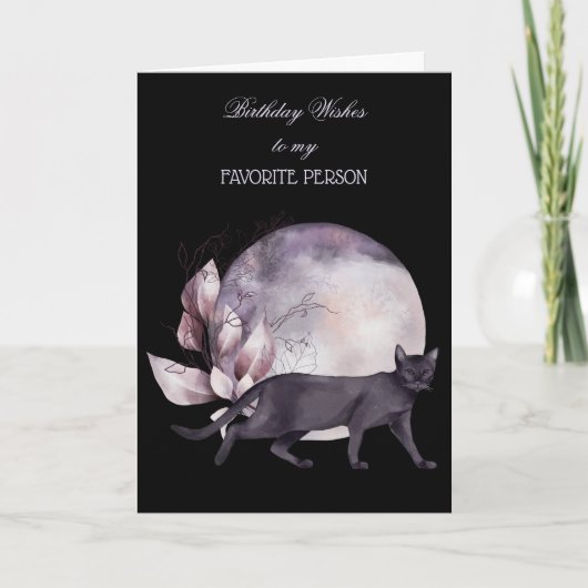 誕生日は私の個人お気に入りのカードに願う カード (正面)