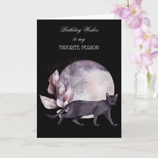 誕生日は私の個人お気に入りのカードに願う カード (蘭)