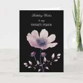 誕生日は私の個人お気に入りのカードに願う カード (正面)