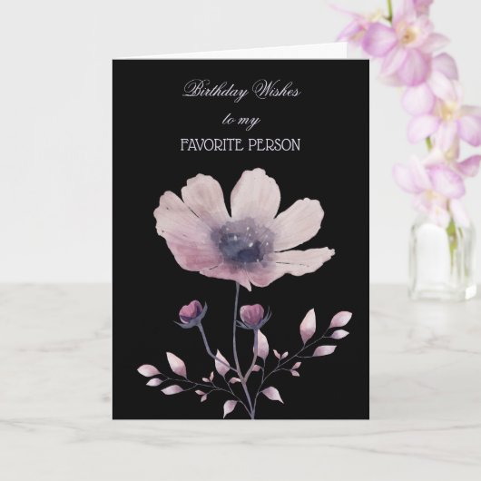 誕生日は私の個人お気に入りのカードに願う カード (蘭)