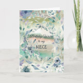 誕生日は私の姪のカードを願う カード (正面)